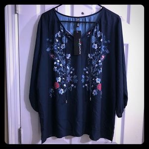 NWT Longsleeve Floral Blouse